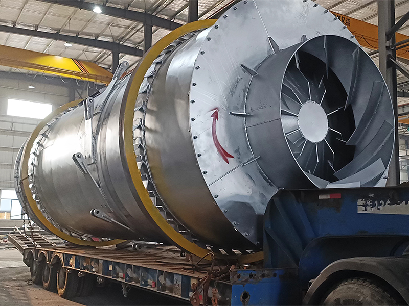 烘干机筒体第二车发往浙江绍兴